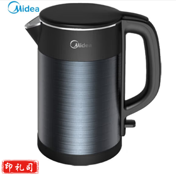 美的MK-HJ1511 电热水壶 1.5L双钢防烫无缝内胆 304不锈钢进口温控 防干烧1.5L