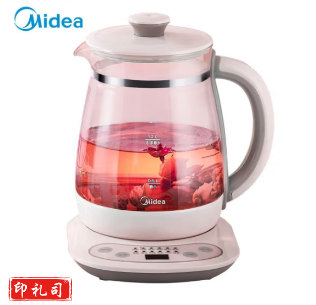 美的（Midea）YS15M210 电水壶 多功能一机多用玻璃水壶 