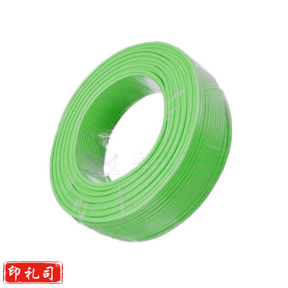 津达 WDZB-BYJ- 绿色2.5平方 100/盘 电缆  低烟无卤塑铜线