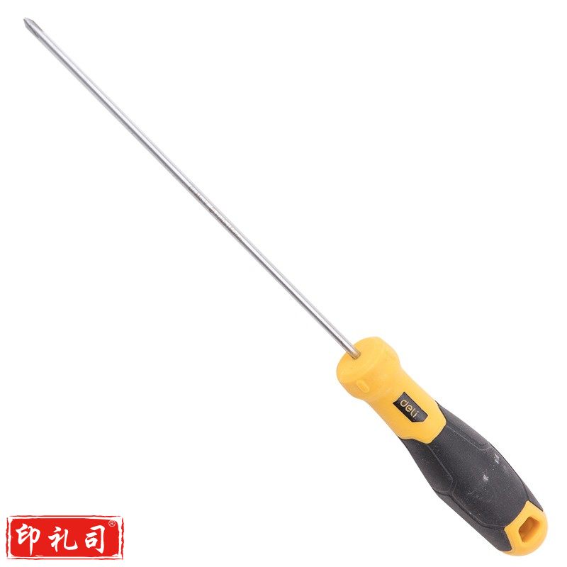 得力(deli) DL633150 PH0x150mm鱼雷柄螺丝批十字螺丝刀 螺丝批起子加长螺丝批 单位：把