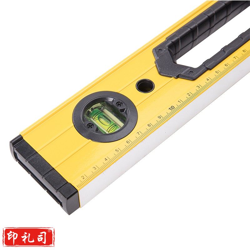 得力 5把/盒 DL9831000B_强磁可调式铝合金水平尺1000mm(新VI)(DL9831000B测距离安装工程)