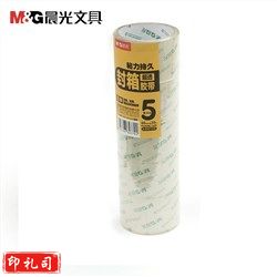 晨光（M&G） AJD 97339 超透 封箱胶带 60mm*30y 5卷/筒