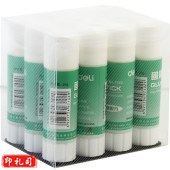 得力 7101 12支/盒 9g固体胶 白色 （单位：盒）