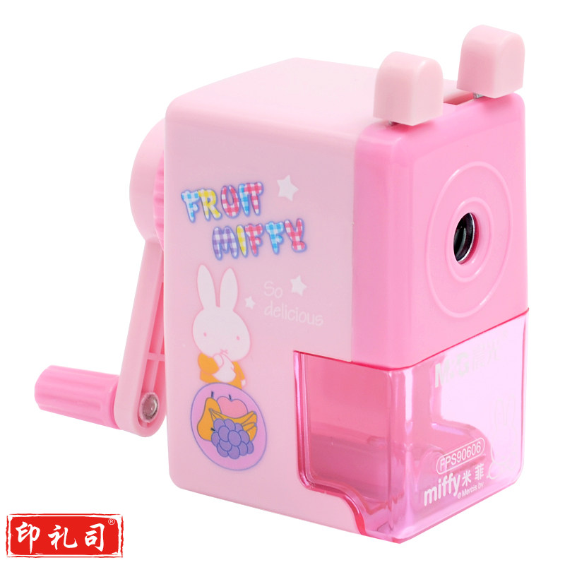 晨光（M&G）FPS90606卡通彩色削笔器削笔机卷笔刀粉色