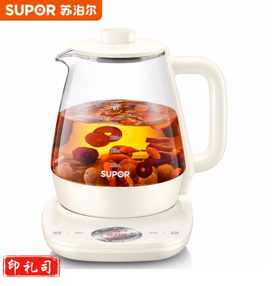 苏泊尔SW-15Y18 多功能大容量养生壶电热水壶 1.5L  