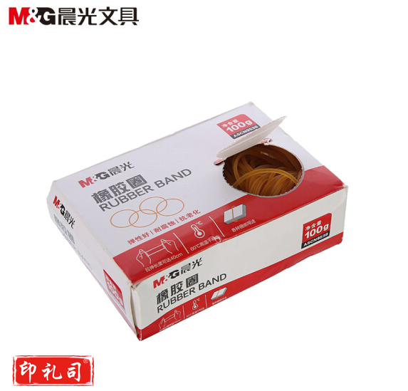 晨光ASCN9538 弹力耐磨橡皮筋橡皮圈 100g/盒