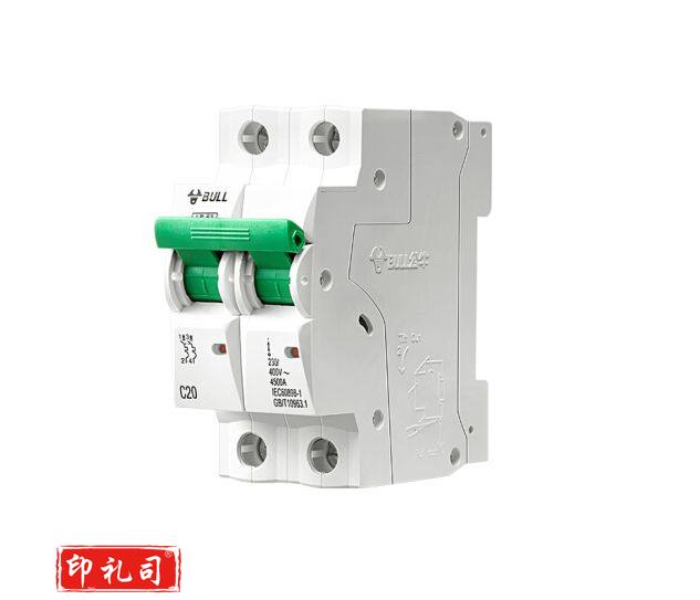 公牛(BULL) 空气开关 2P小型断路器 2P双极双进双出20A 家用电源空开LB-63C20/2 
