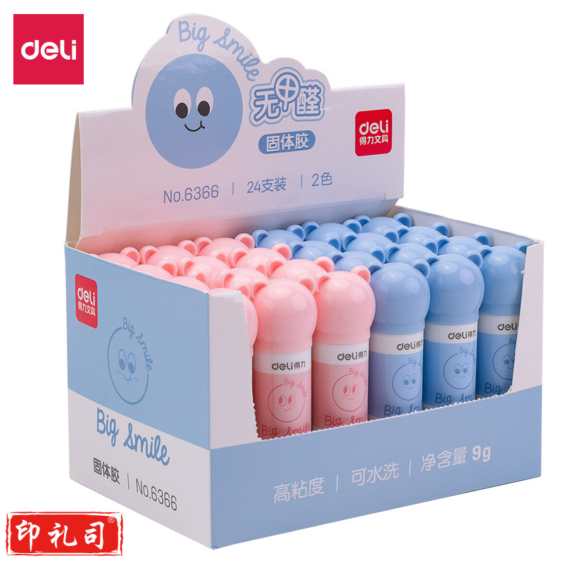 得力优酷6366萌宠家族固体胶(混)(只)