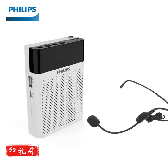 飞利浦SBM300 有线便携小蜜蜂扩音器 蓝牙音箱升级降噪功能 象牙白