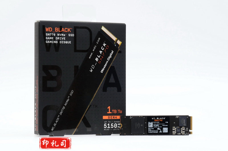 西部数据（Western Digital）1TB SSD固态硬盘 M.2接口(PCIe 4.0 x4)WD_BLACK SN770 NVMe SSD游戏高性能版