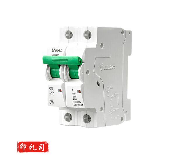 公牛(BULL) 空气开关 2P小型断路器 2P双极双进双出16A 家用电源空开 LB-63C16/2 