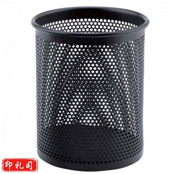 晨光（M&G）ABT9840 3 圆形金属笔筒 黑 色 1个装