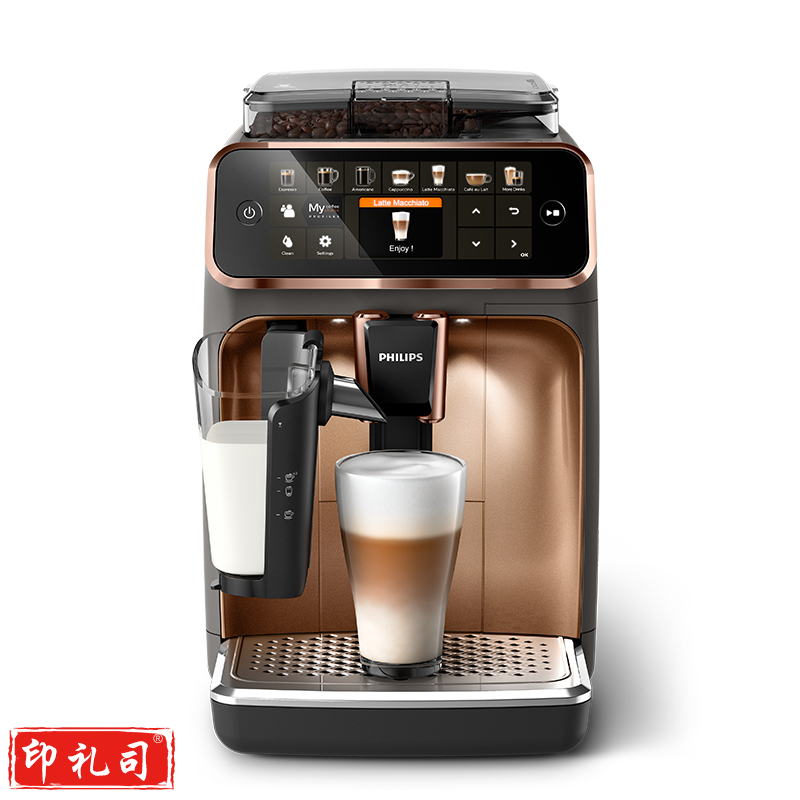 飞利浦（PHILIPS）咖啡机露娜系列意式全自动浓缩家用现磨Lattego欧洲进口享12 种美味的咖啡 EP5144/72
