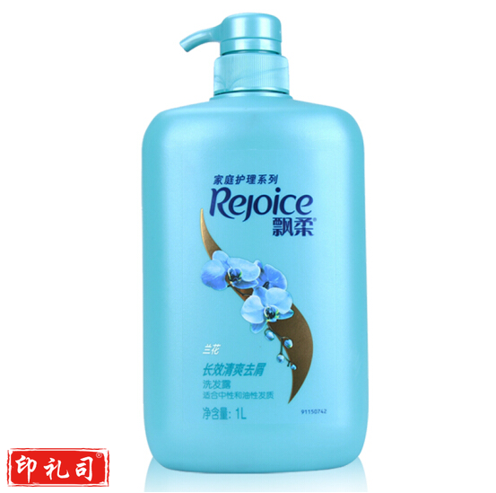 飘柔 1L 兰花清爽洗发露 发质顺滑 