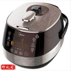 美的（Midea） 电压力锅5L智能高压饭煲一锅双胆 PSS5051P 浅灰色