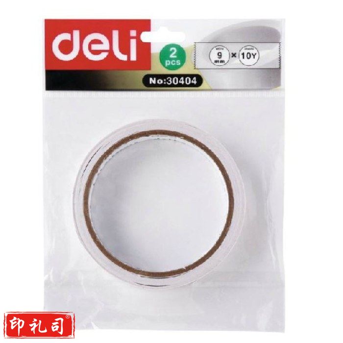 得力30404双面胶9MM*10Y
