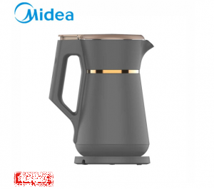 美的 Midea MK-SH15P509 快速电热水壶 304不锈钢双层防烫