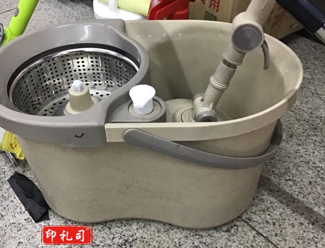 弹宝 旋转式 免手洗 拖把拖地墩布桶甩干桶液压墩布桶