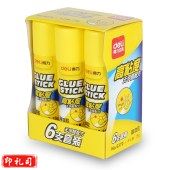 得力 6370 固体胶 6支/盒 （单位：盒）