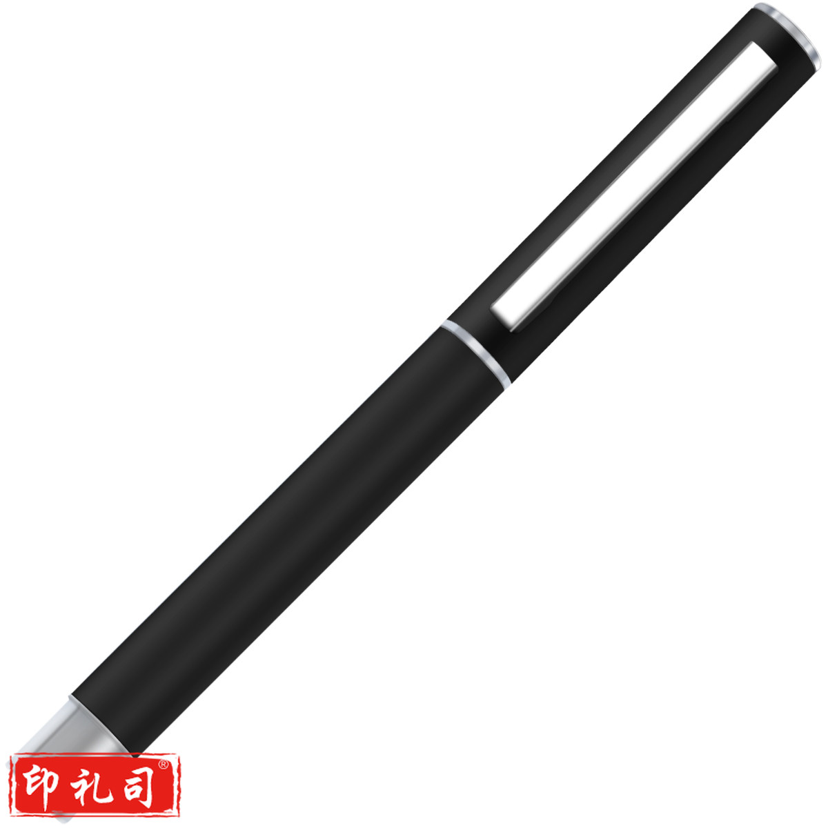 v得力S80中性笔0.5mm子弹头(黑/笔壳黑)(支)