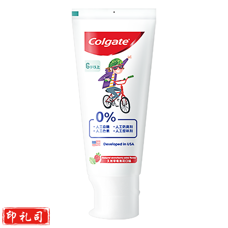 高露洁 3-5岁儿童牙膏70g（天然草莓口味） 幼儿防蛀健齿 清新口气
