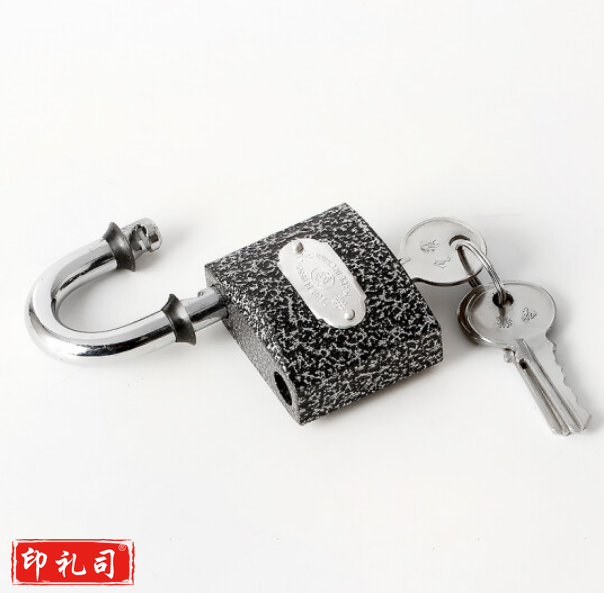 梅花（BLOSSOM）挂锁 防水门锁75MM 学校仓库门锁BC1275大铁锁