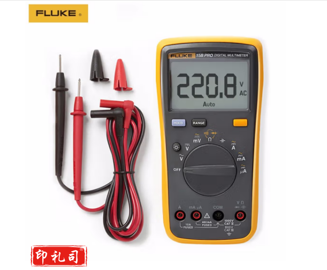 福禄克（FLUKE）F15B PRO 数字万用表 掌上型多用表 自动量程 带背光 仪器仪表F15B+ 