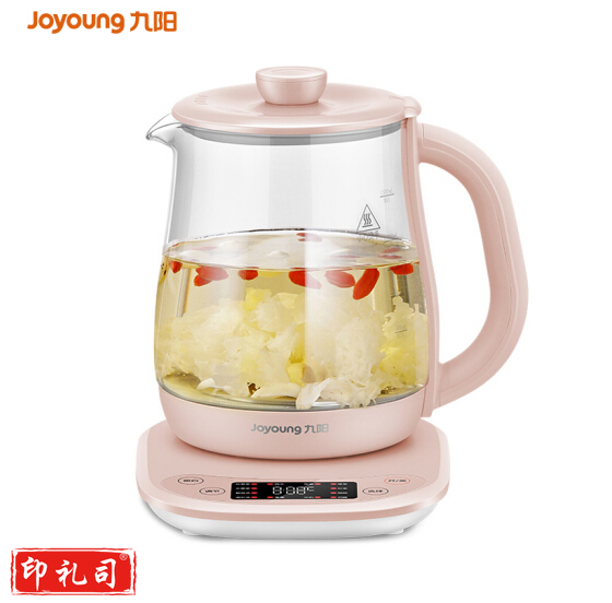 九阳K15F-WY122 电热水壶1.5L 玻璃花茶壶 