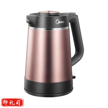 美的(Midea) VJ1502a 电热水壶 真空保温1.5L电热水壶 304不锈钢一体式烧水壶