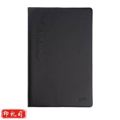 得力(deli) 22215 25K 96张 可插笔绑带皮面本 黑色