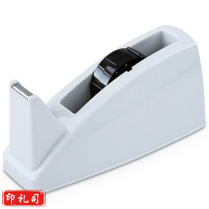 得力812大号胶带座蓝色-白色