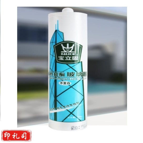 宝立固 中性瓷白密封胶 玻璃胶 300ml