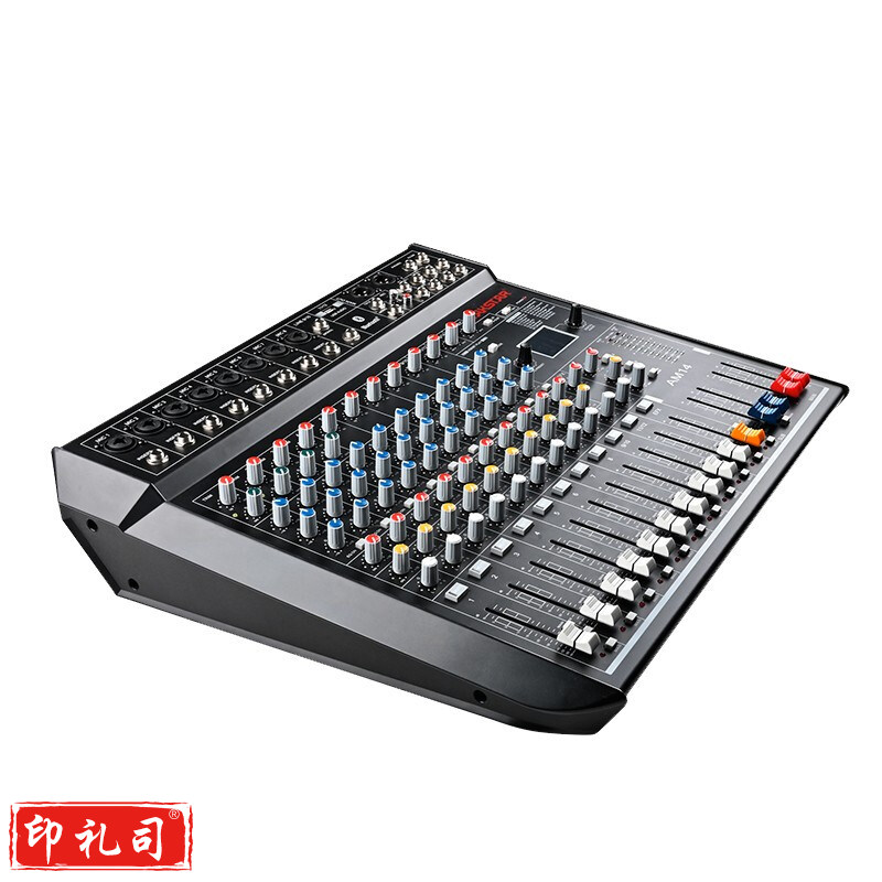 得胜 TAKSTAR AM14 模拟调音台 立体声带蓝牙USB效果器 黑色 计价单位:台 