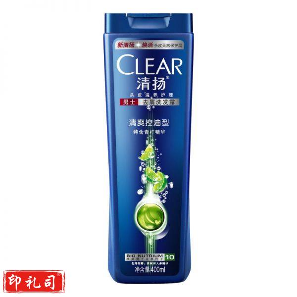 清扬 清爽控油型男士去屑 洗发露 400ml