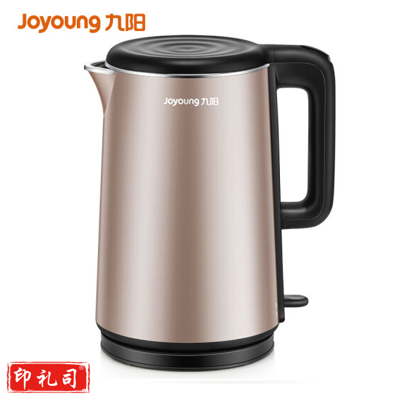 九阳（Joyoung）K17FD-W500 1.7L无缝内胆双层锁温防烫 家用电热水壶
