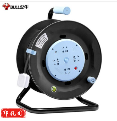 公牛 BULL GN-804D 手提移动电缆盘 30米3*2.5