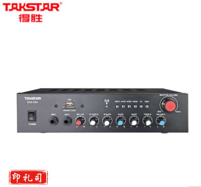 得胜（TAKSTAR）EKA-D8A 合并式定阻功放 多媒体教室小型会议室商店功放 黑色