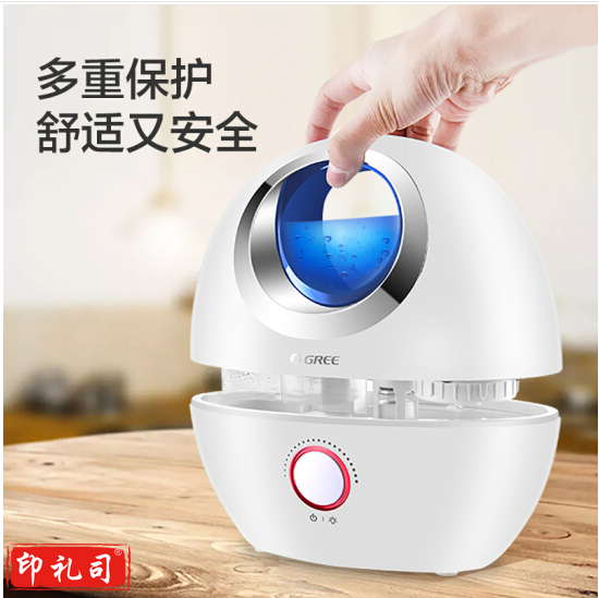 格力（GREE） SC-30X60 加湿器 3L静音迷你办公室 椭圆白
