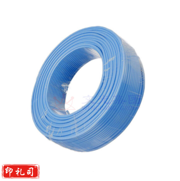 津达 WDZB-BYJ-蓝色1.5平方 100/盘 电缆 低烟无卤塑铜线
