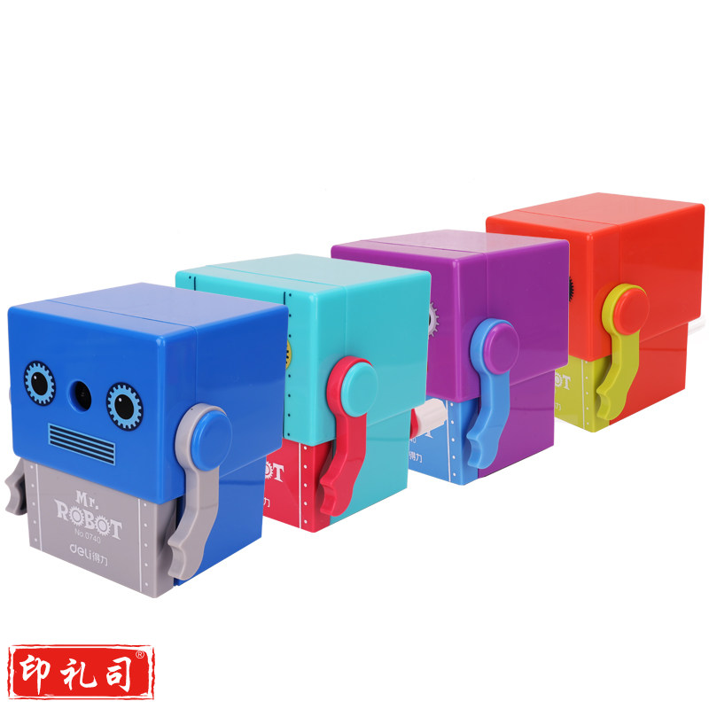 得力0740自动进笔机器人削笔机(灰)