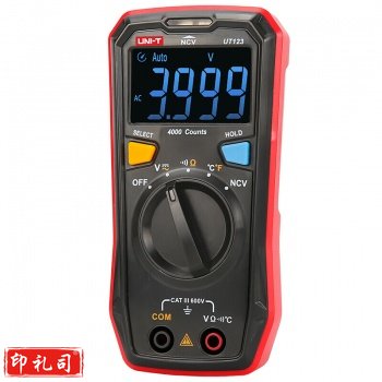 优利德 UT123 家用数字万用表 防烧防误测万能表 