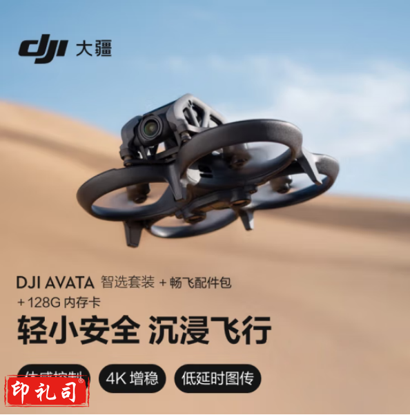 大疆Avata 智选套装 轻小型沉浸式 眼镜体验迷你拍摄器+128G内存卡+随心换2年版实体卡