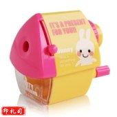 v得力（deli）0644 Q版迷你型小屋削笔器（黄/蓝/粉随机）