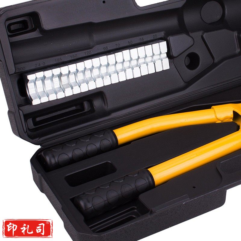 得力(deli) DL-YQ240 省力不锈钢手动压线钳 接电缆线液压钳 16-240mm²