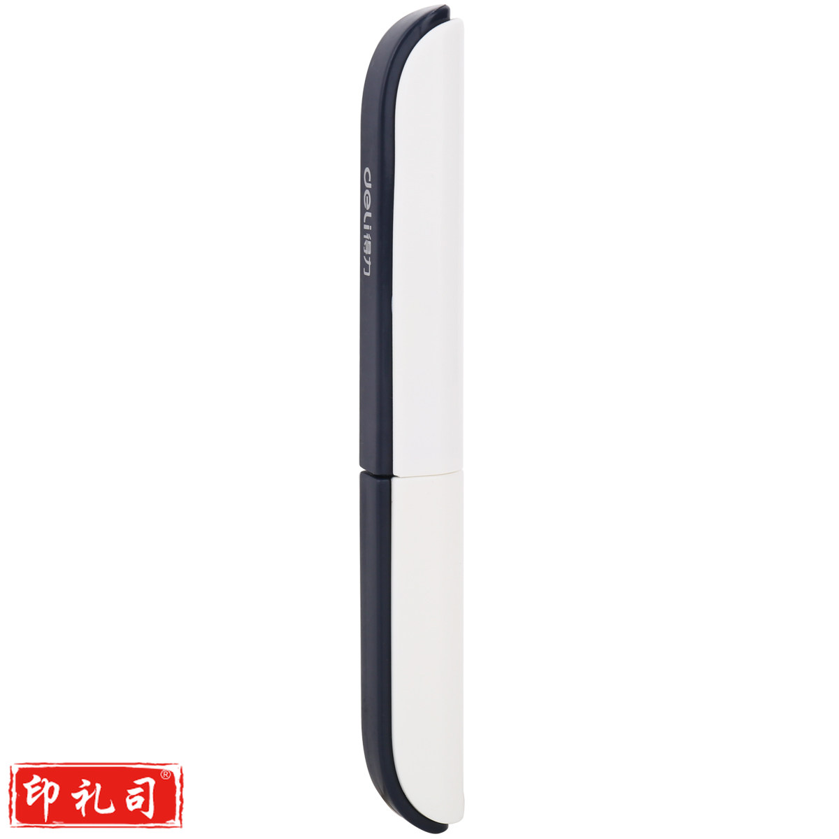 得力0600便携式剪刀(混)