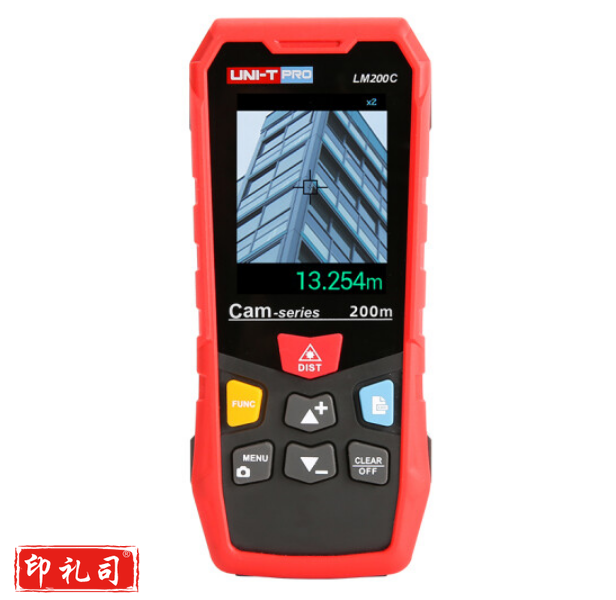 优利德 LM200C 200米可视激光测距仪 电子尺