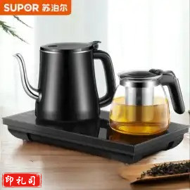 苏泊尔（SUPOR）SW-08C07茶台一体玻璃免开盖自动上水电水壶煮茶器