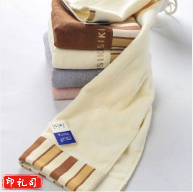 金号 提缎绣花 毛巾 SHK8157H 72*35cm 113g