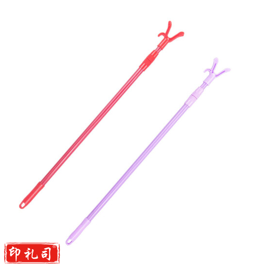 衣叉晾衣杆挑衣杆衣服叉子收衣杆撑衣杆 可伸缩80-130厘米