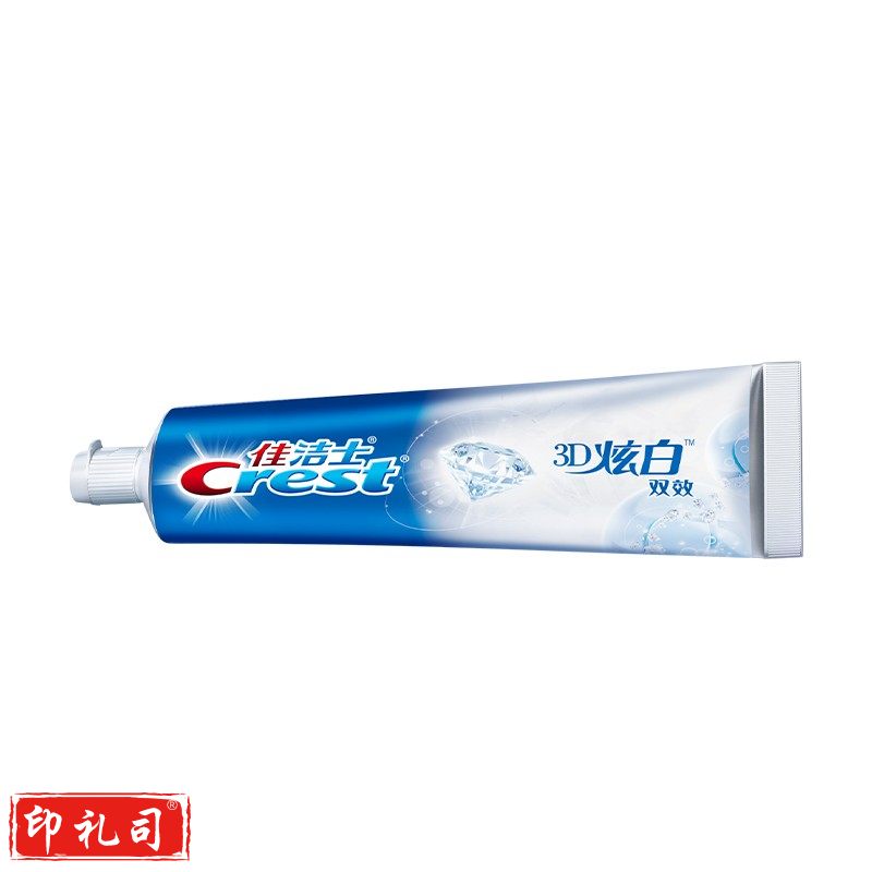 佳洁士(Crest) 3D炫白双效牙膏 180g 24支/件